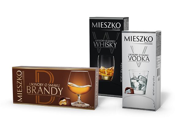 Bonboniéra Mieszko s alkoholovou náplní